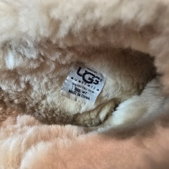 UGG Australia Classic Tall Women's Boots Chestnut Brown Shearling Size 7 - Picture 11 of 11